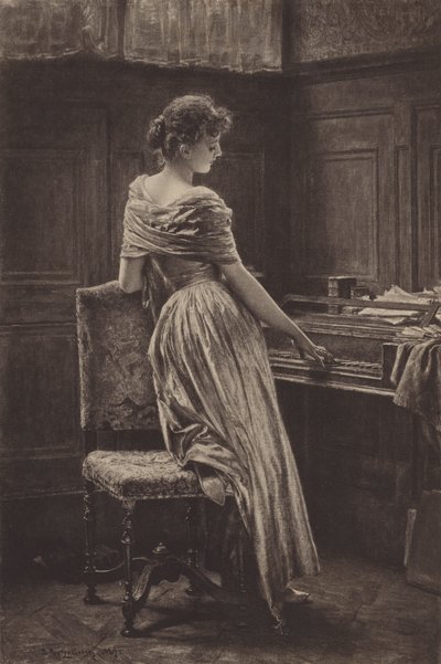 The Old Spinet (الحفر الضوئي) بواسطة روبرت بويتزيلبيرجر